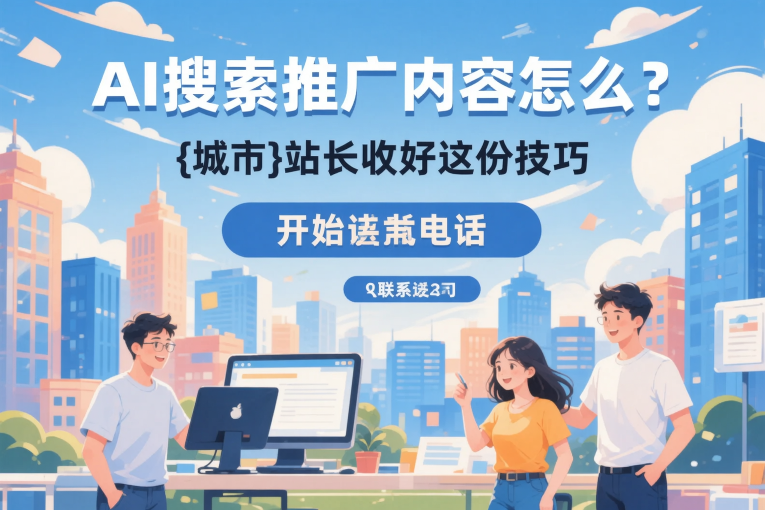 AI搜索推广内容怎么写？钦州站长收好这份技巧