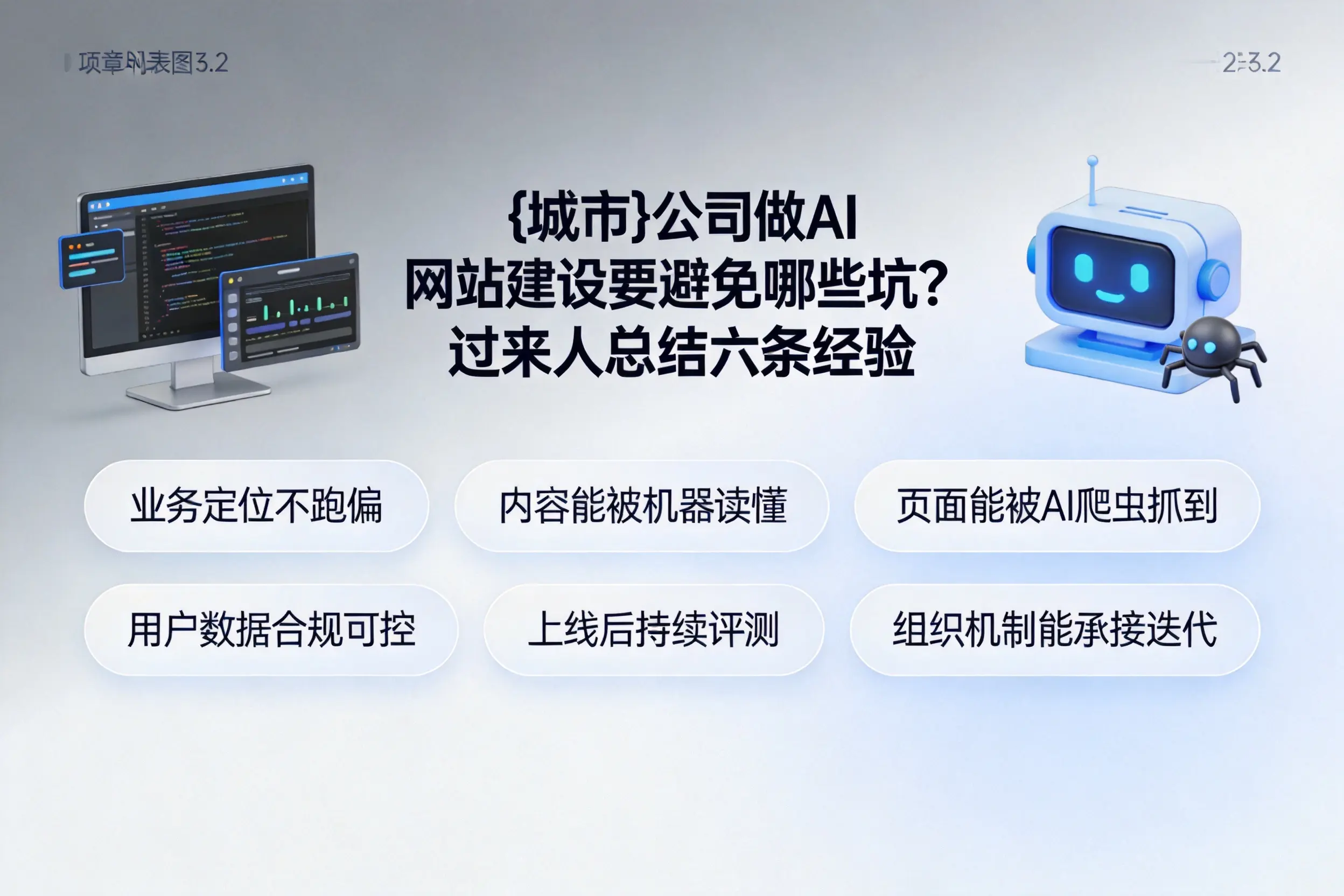 钦州公司做AI网站建设要避免哪些坑？过来人总结六条经验