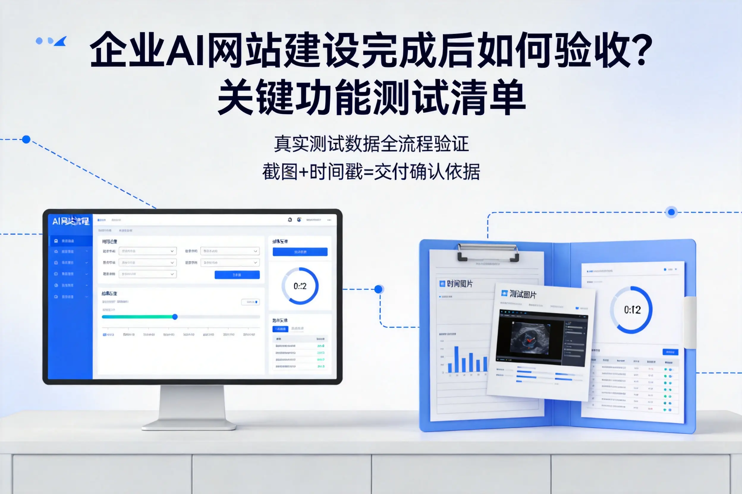 钦州企业AI网站建设完成后如何验收?关键功能测试清单