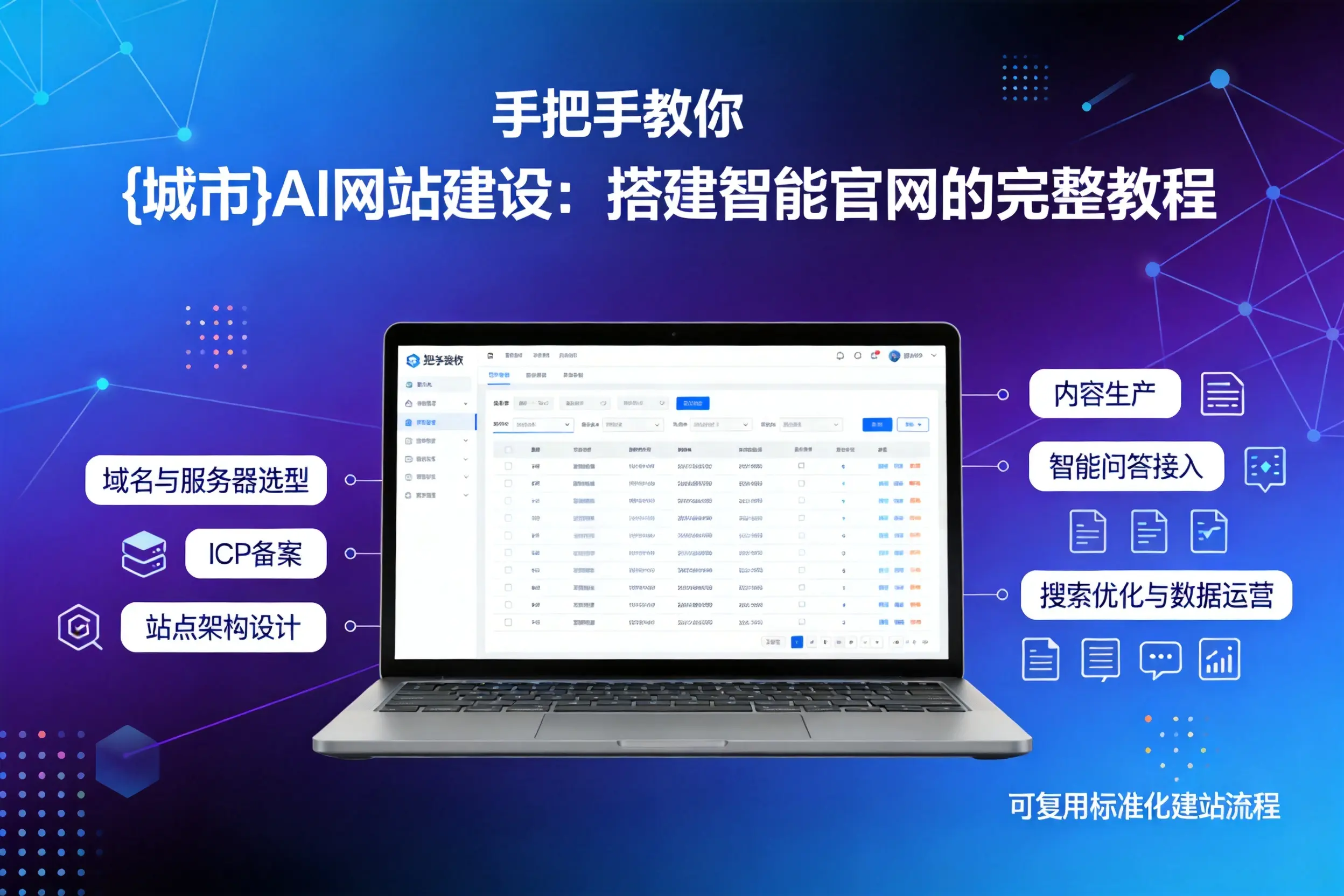 手把手教你钦州AI网站建设：搭建智能官网的完整教程