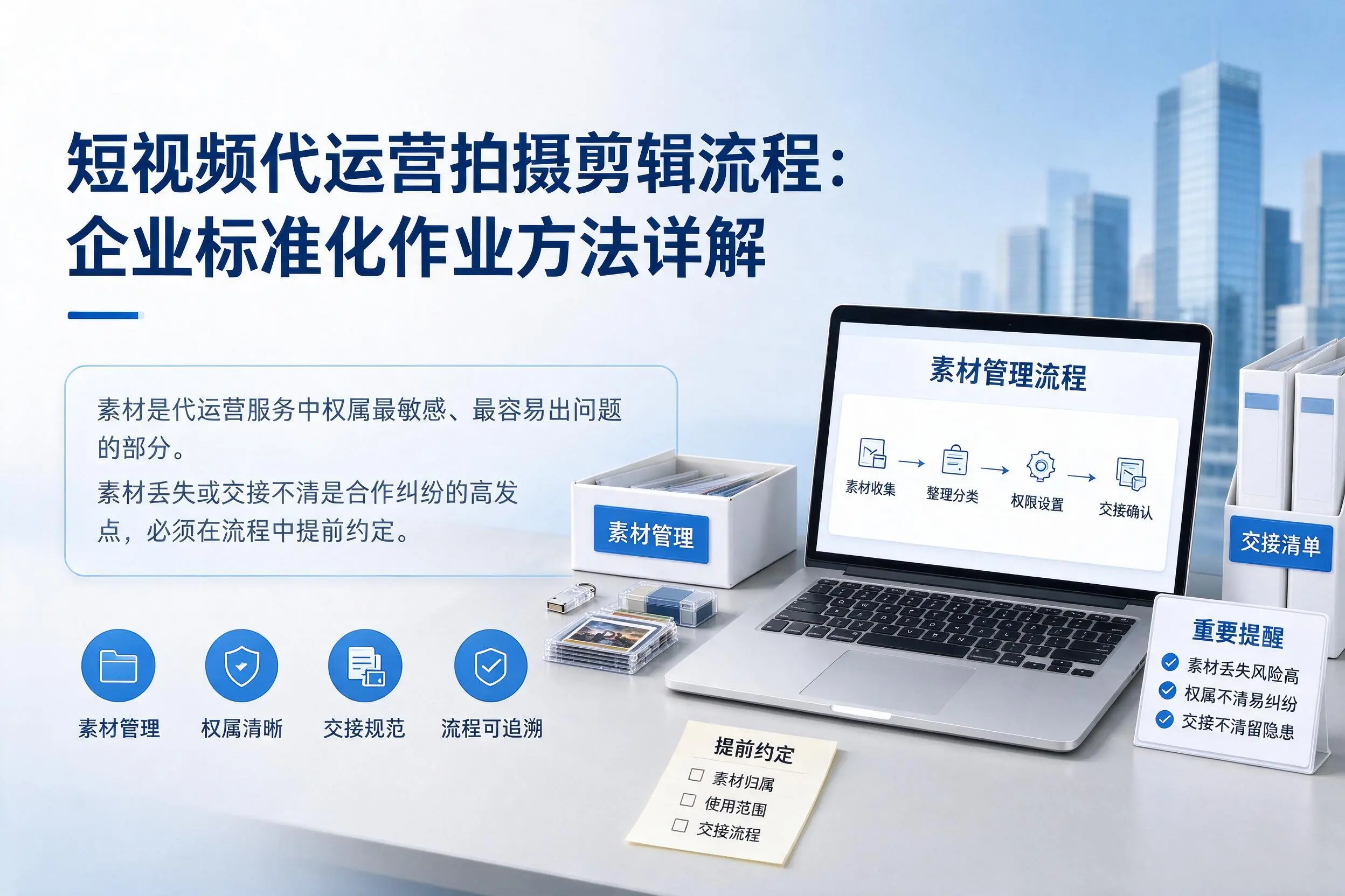 短视频代运营拍摄剪辑流程:钦州企业标准化作业方法详解