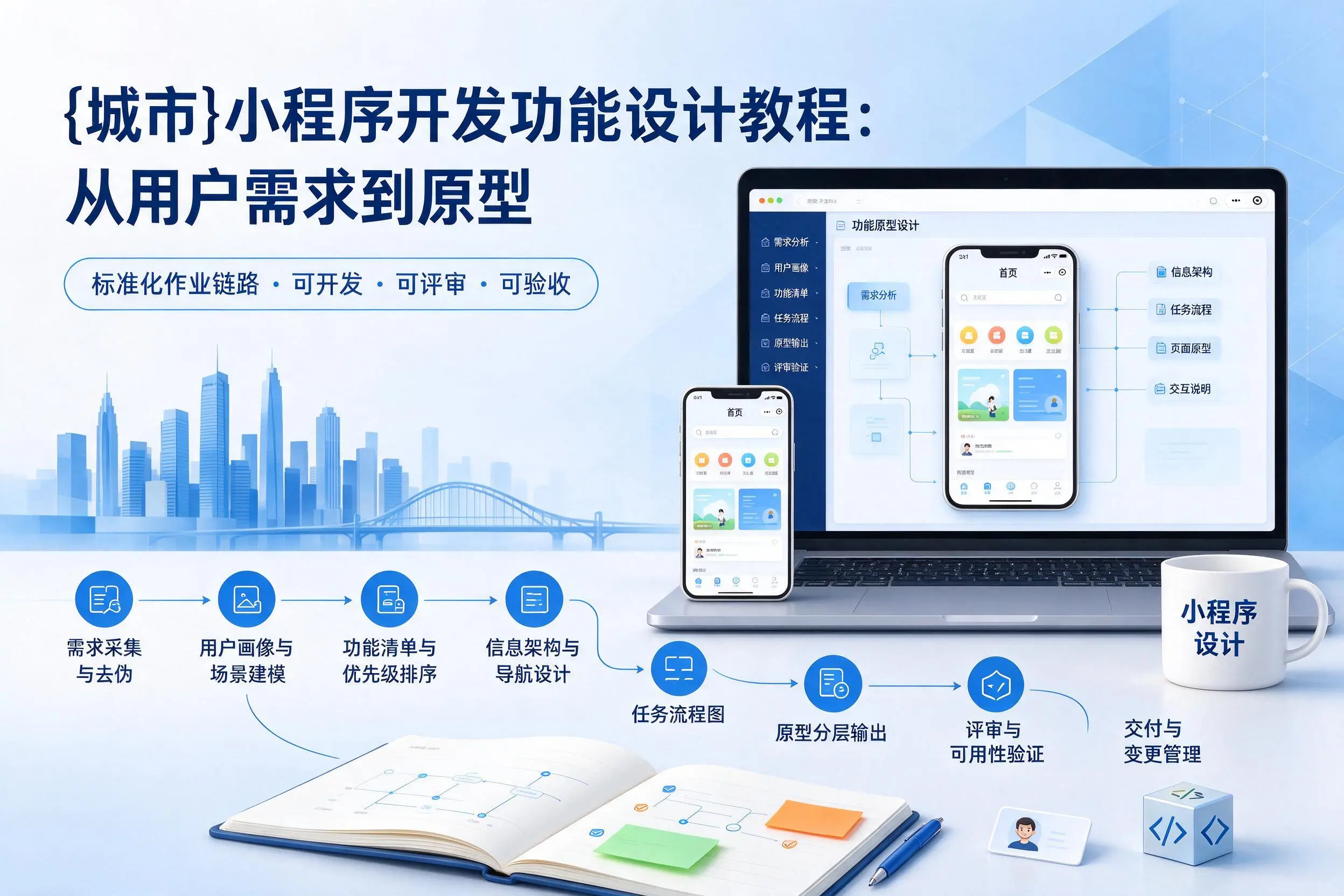 钦州小程序开发功能设计教程:从用户需求到原型